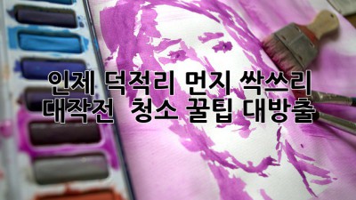 인제 덕적리 먼지 싹쓰리 대작전! 🏡✨ 청소 꿀팁 대방출!